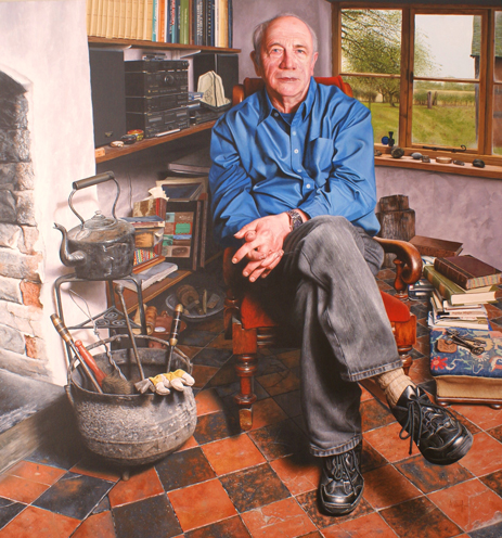 Portrait of Alan Garner OBE Acrylic on canvas