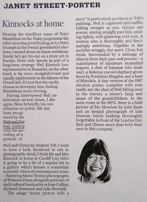 Press cutting